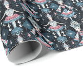 Betoverend Notenkraker Ballet, Harlequin Cadeaupapier (Rol Hoek)