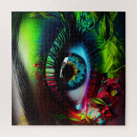 betoverend oog legpuzzel (Verticaal)