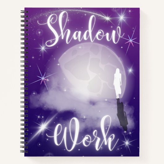 Betoverend Paarse Shadow Work Journal Notitieboek (Voorkant)