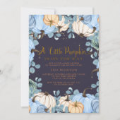 Betoverend pompoen-thema baby shower kaart (Voorkant)