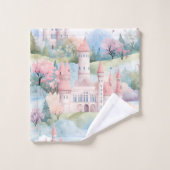 Betoverend Prinses Kasteel Landschap - Bad Handdoek (Wasdoekje)