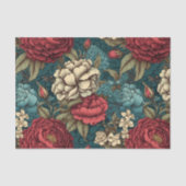 Betoverend  Red Flower Decoupage papier (Voorkant)