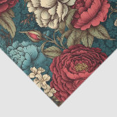 Betoverend  Red Flower Decoupage papier (Detail)