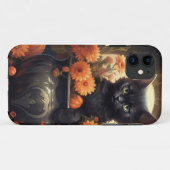 Betoverend Schattige Halloween Cat Case-Mate iPhone Case (Achterkant (horizontaal))