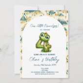 Betoverend sprookje 4e verjaardagsfeestje kaart (Voorkant)