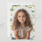 Betoverend sprookje 4e verjaardagsfeestje kaart (Achterkant)