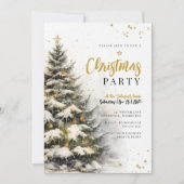 Betoverend verguld voor Kerstmis Kaart (Voorkant)