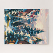 Betoverend Winterdorp Legpuzzel (Horizontaal)