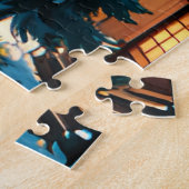 Betoverend Winterdorp Legpuzzel (Zijkant)