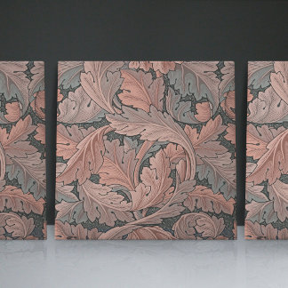 Betoverende Acanthus William Morris Bloemmotief Tegeltje