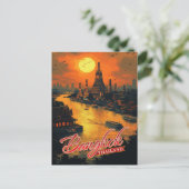 Betoverende Bangkok, Thailand Briefkaart (Staand voorkant)