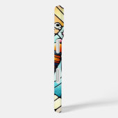 Betoverende Bijen Glas-in-Lood Effect Case-Mate iPhone Case (Achterkant / Rechts)