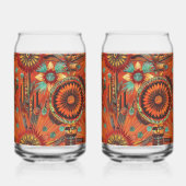 Betoverende blauwe "ingewikkelde echo's" drank kan blikvorm glas (Links)