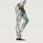 Betoverende Bloem: Medusa Capillata Leggings (Rechts)
