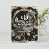 Betoverende Bloemen Kaart (Staand voorkant)
