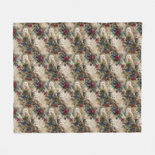 Betoverende bloemenspreekuil fleece deken