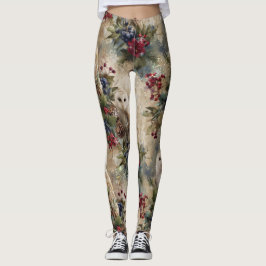 Betoverende bloemenspreekuil leggings