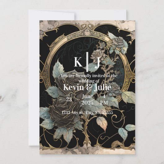 Betoverende Bloesems Kaart (Voorkant)