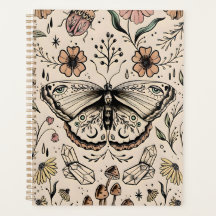 Betoverende Boho Butterfly Thema Hardcover Planner