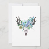 Betoverende Boho Wine Bachelorette Celebration Kaart (Achterkant)