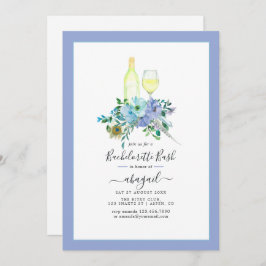 Betoverende Boho Wine Bachelorette Celebration Kaart