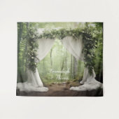 Betoverende bos-elegantie wandkleed (Voorkant (horizontaal))