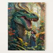 Betoverende bosillustratie planner (Achterkant)