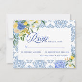 Betoverende Bourgondië & Maroon Bloemen Zwarte Huw RSVP Kaartje (Voorkant)