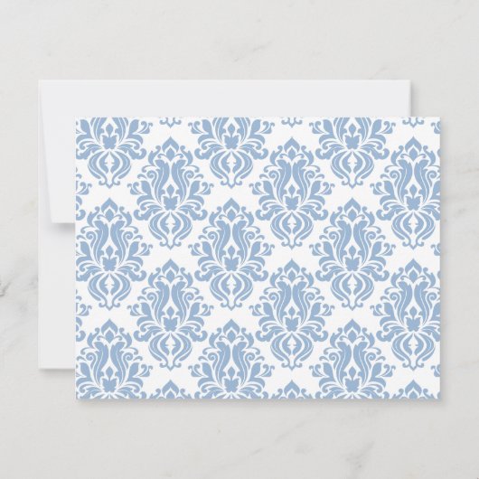 Betoverende Bourgondië & Maroon Bloemen Zwarte Huw RSVP Kaartje (Achterkant)