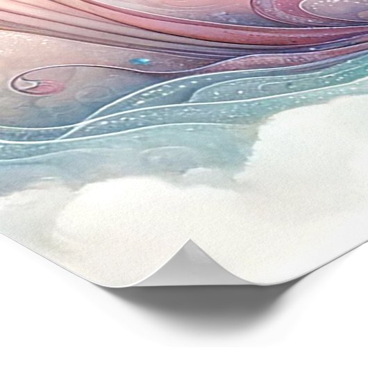 Betoverende Butterfly Wall Art Poster (Hoek)