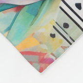 Betoverende cactustuin in levendige kleuren fleece deken (Hoek)