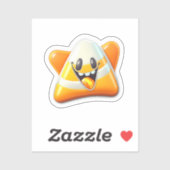 Betoverende Candy Corn Smile Sticker (Vel)
