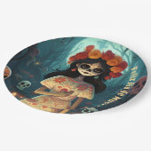 🌹Betoverende Catrina Die de Muertos 🌹 Papieren Bordje (Gekanteld)