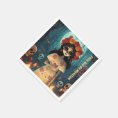 🌹Betoverende Catrina Die de Muertos 🌹 Servet (Hoek)