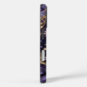 Betoverende Celestial Violet en Gold Design Hoesje (Achterkant / Rechts)