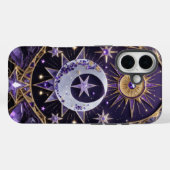 Betoverende Celestial Violet en Gold Design Hoesje (Achterkant (horizontaal))