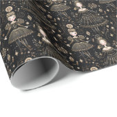 Betoverende Clara, Zwarte Notenkraker Ballet Cadeaupapier (Rol Hoek)