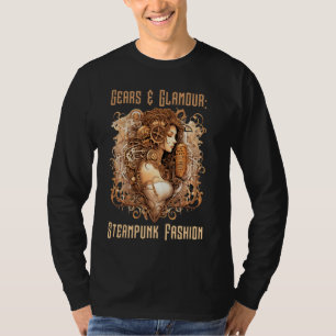Betoverende contrasten Steampunk Elegance T-shirt