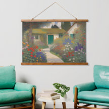 Betoverende Cottage Landscape Painting