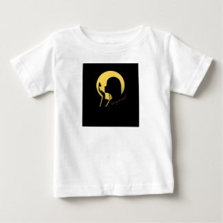 Betoverende Dame en Vogel Waterverf T-shirt op Bl