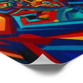Betoverende Digitale Kunst Tunnel Poster (Hoek)