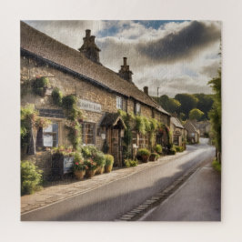 Betoverende dorpsuitvlucht legpuzzel