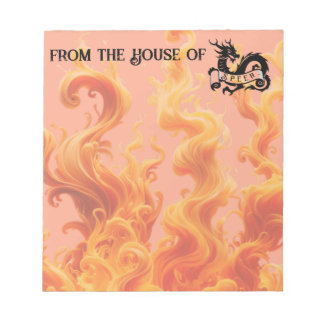 Betoverende Dragon Briefpapier voor Fantasy Lovers Notitieblok