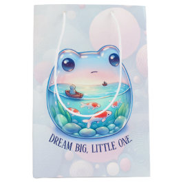Betoverende "Dream Big, Little One" - Kikker - Medium Cadeauzakje