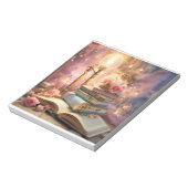 Betoverende dromen: Shabby Chic Pastel Junk Journa Notitieblok (Linkerzijde)