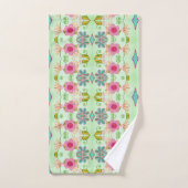 Betoverende eclectische tuin: diverse bloemen scho bad handdoek (Handdoek)