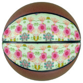 Betoverende eclectische tuin: diverse bloemen scho basketbal (Voorkant)