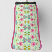 Betoverende eclectische tuin: diverse bloemen scho golfheadcover (Draai 90)