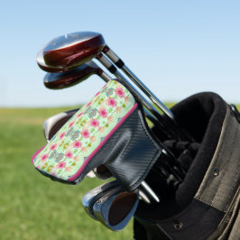 Betoverende eclectische tuin: diverse bloemen scho golfheadcover