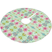 Betoverende eclectische tuin: diverse bloemen scho kerstboom rok (Gekanteld)